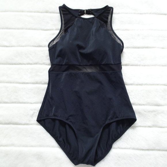 Elegant Black Women's Swimsuit - Picture 1 of 8